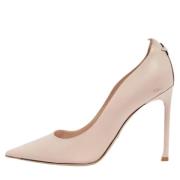 Pre-owned Leather heels Dior Vintage , Beige , Dames