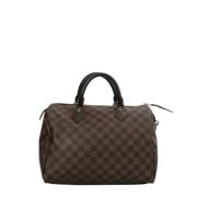 Pre-owned Canvas handbags Louis Vuitton Vintage , Brown , Dames