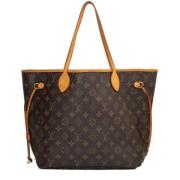 Pre-owned Canvas louis-vuitton-bags Louis Vuitton Vintage , Brown , Da...