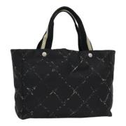 Pre-owned Nylon chanel-bags Chanel Vintage , Black , Dames