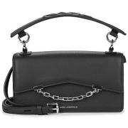 Dames Tas K/Seven Grainy CB Zwart Karl Lagerfeld , Black , Dames