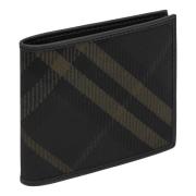 Horizontale Portemonnee met Klassiek Ontwerp Burberry , Black , Heren