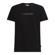 T-Shirts Calvin Klein , Black , Heren