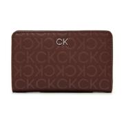 Damesportemonnee Dagelijks Bifold Calvin Klein , Brown , Dames