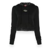 Slimmy Hoodie Diesel , Black , Dames