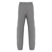 Katoenen jersey trainingsbroek met zakken Emporio Armani , Gray , Here...