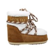 Shearling Winterlaarzen Moon Boot , Brown , Dames