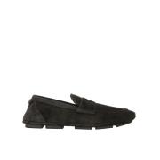 Suède Loafers Dolce & Gabbana , Black , Heren