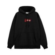 Half Icon Fleece Sweater Obey , Black , Heren