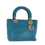 Pre-owned Nylon dior-bags Dior Vintage , Blue , Dames