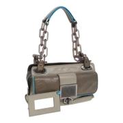 Pre-owned Leather balenciaga-bags Balenciaga Vintage , Gray , Dames