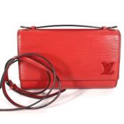 Pre-owned Leather louis-vuitton-bags Louis Vuitton Vintage , Red , Dam...