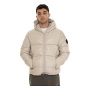 Pufferjas voor Mannen en Vrouwen Save The Duck , Beige , Heren