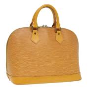 Pre-owned Leather louis-vuitton-bags Louis Vuitton Vintage , Yellow , ...