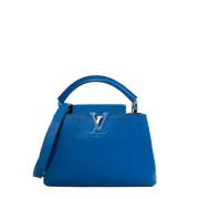 Pre-owned Leather louis-vuitton-bags Louis Vuitton Vintage , Blue , Da...