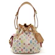 Pre-owned Canvas louis-vuitton-bags Louis Vuitton Vintage , White , Da...