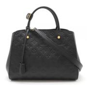 Pre-owned Leather louis-vuitton-bags Louis Vuitton Vintage , Black , D...