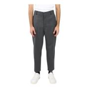 Wollen broek met elastische taille Mauro Grifoni , Gray , Heren