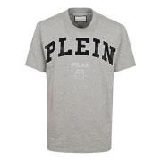 College Ronde Hals T-shirt Philipp Plein , Gray , Heren