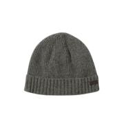 Wollen Beanie met Omgeslagen Rand Barbour , Gray , Unisex