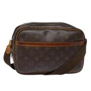 Pre-owned Canvas shoulder-bags Louis Vuitton Vintage , Brown , Dames