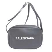 Pre-owned Leather balenciaga-bags Balenciaga Vintage , Gray , Unisex