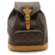 Pre-owned Canvas backpacks Louis Vuitton Vintage , Brown , Dames