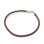 Pre-owned Leather necklaces Bvlgari Vintage , Brown , Dames