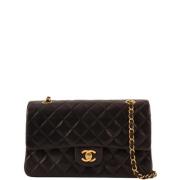 Pre-owned Fabric chanel-bags Chanel Vintage , Black , Dames