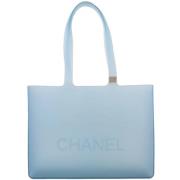 Pre-owned Fabric chanel-bags Chanel Vintage , Blue , Dames