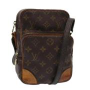 Pre-owned Canvas shoulder-bags Louis Vuitton Vintage , Brown , Dames