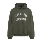 Militaire Fleece Hoodie Fear Of God , Green , Heren