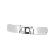 Pre-owned Metal rings Hermès Vintage , White , Dames