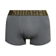 Katoenen boxershorts met logo Dsquared2 , Gray , Heren