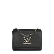 Pre-owned Leather louis-vuitton-bags Louis Vuitton Vintage , Black , D...