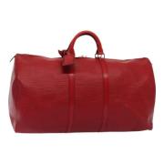 Pre-owned Leather louis-vuitton-bags Louis Vuitton Vintage , Red , Dam...