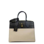 Pre-owned Leather louis-vuitton-bags Louis Vuitton Vintage , Beige , D...