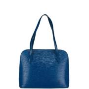 Pre-owned Leather louis-vuitton-bags Louis Vuitton Vintage , Blue , Da...