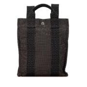 Pre-owned Canvas backpacks Hermès Vintage , Gray , Dames