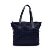 Pre-owned Nylon chanel-bags Chanel Vintage , Black , Dames