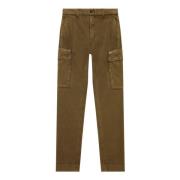 Groene militaire twill broek Diesel , Green , Heren