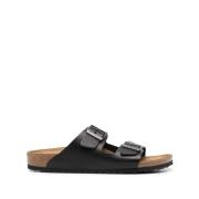 Sliders Birkenstock , Black , Heren