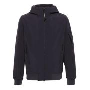 Paarse Shell-R Jas met Capuchon C.p. Company , Purple , Heren