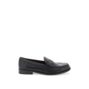 Leren Perry Loafers Tory Burch , Black , Dames