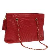 Pre-owned Leather shoulder-bags Bally Pre-owned , Red , Dames