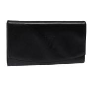 Pre-owned Leather clutches Louis Vuitton Vintage , Black , Dames