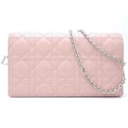 Pre-owned Leather dior-bags Dior Vintage , Pink , Dames