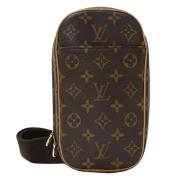 Pre-owned Canvas louis-vuitton-bags Louis Vuitton Vintage , Brown , Da...