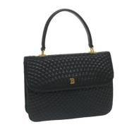 Pre-owned Leather handbags Bally Pre-owned , Black , Dames