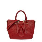 Pre-owned Leather louis-vuitton-bags Louis Vuitton Vintage , Red , Dam...